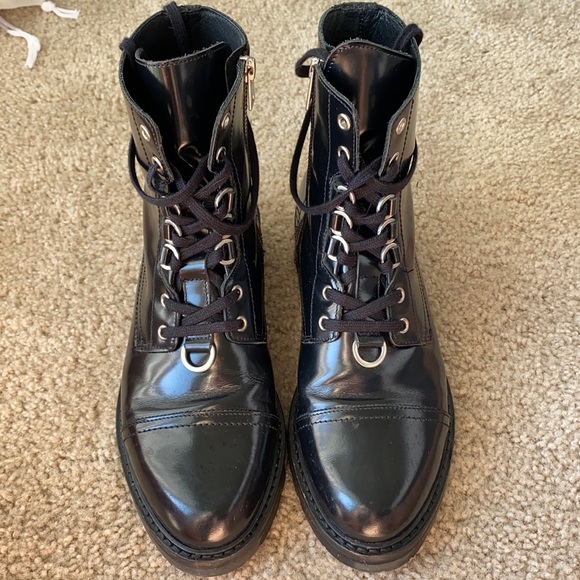 All Saints Shoes - AllSaints Lira Hiker Boot 39 Combat Black
